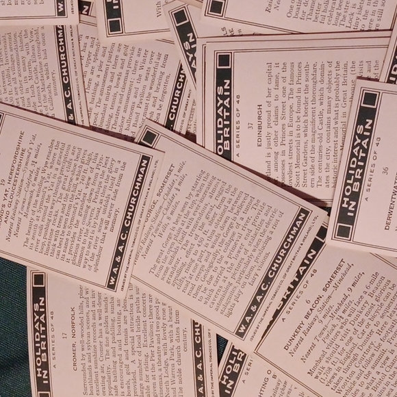 Churchman's cigarette cards - Holidays in Britain 🇬🇧 - Picture 11 of 13